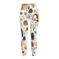 thumbnail image 5 of Renewold Abstract Boho Geometric Art Floral Yoga Pants with Pockets for Women High Waisted Workout Yoga Pants Tummy Control Buttery Soft Compression Pants Sportswear Non See-Through, M, 5 of 8