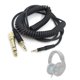 thumbnail image 2 of Reliable 6.35mm Jack Spring Headphone Cable For Sennheiser Hd6dj Mix Hd8 Hd7, 2 of 4