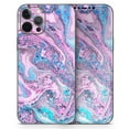 thumbnail image 5 of DesignSkinz Cotton Candy Oil Mix V3 Full-Body Skin Decal Wrap Cover for iPhone 15, 5 of 9