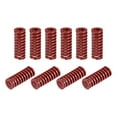 thumbnail image 1 of Unique Bargains Die Spring 20 Pack 10mm OD 25mm Long Stamping Medium Load Compression, Red, 1 of 5