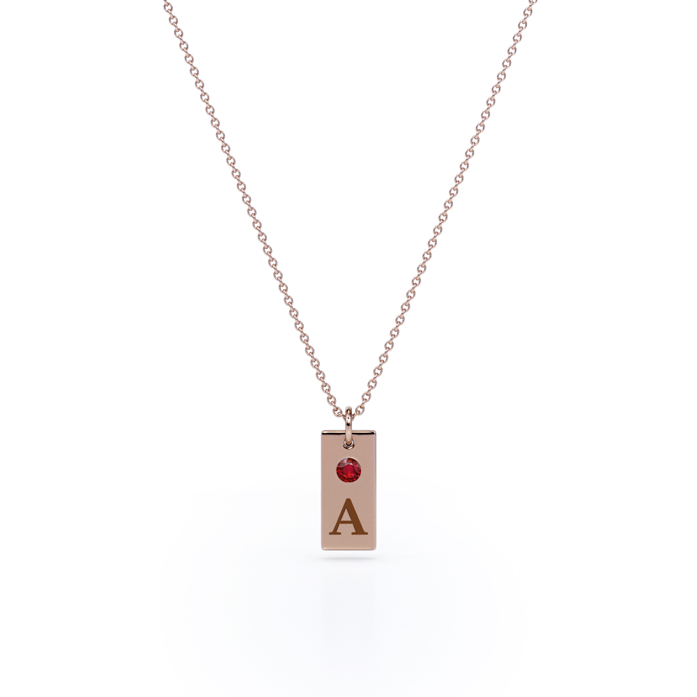 Personalized Engraved Bar Necklace 