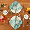 thumbnail image 4 of Qxltty White Duck Napkins 20×20in Perfect for Parties Dinners Weddings Cocktail Housewarming Cloth Napkins Set of 4, 4 of 8