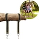thumbnail image 5 of EeaseMX 2 correas de nailon para hamaca de 5 x 150 cm con mosquetones (negro y amarillo), 5 of 8