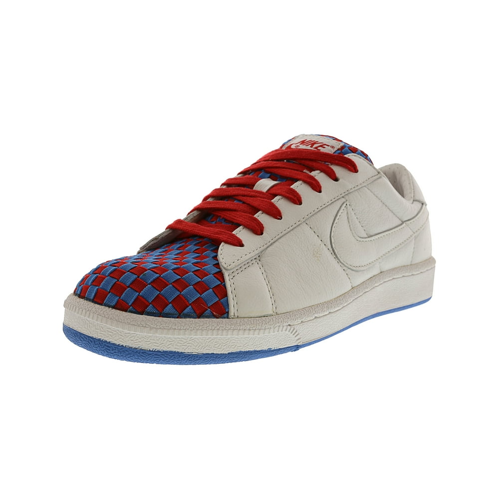 nike red white and blue tennis shoes