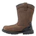thumbnail image 3 of Avenger Work Boot Mens Hammer Waterproof Wellington Pull On Brown 7676, 3 of 7