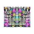 thumbnail image 1 of BSDHOME Vintage Circles Stripes Flowers Splashes Window Curtain Kitchen Curtain 26x39 inches (Two Pieces), 1 of 3
