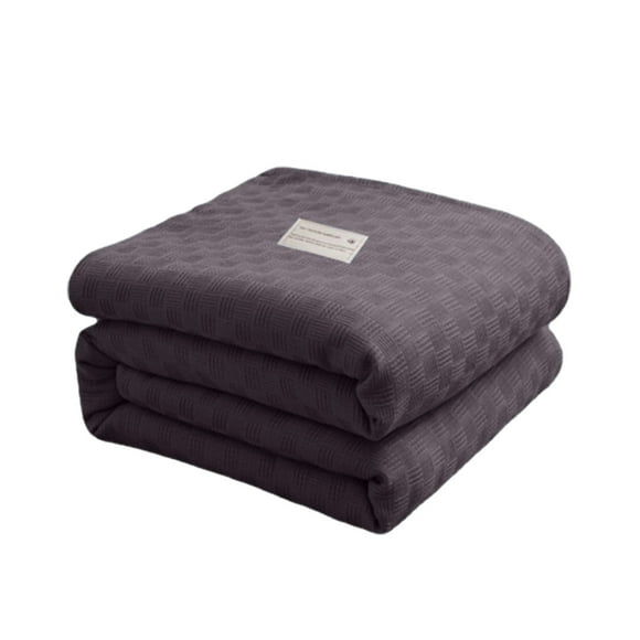 Throw Blankets for Bed,Soft Blankets and Throws Cotton Bed Blanket Twin Cotton Thermal Blanket Lightweight Bed Throw Breathable Soft Comfortable Blanket for All Season Soft Throw Blanket