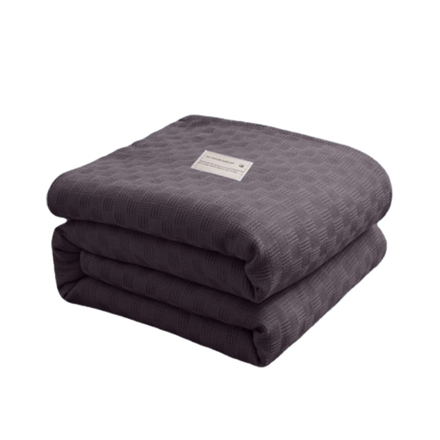Throw Blankets for Bed,Soft Blankets and Throws Cotton Bed Blanket Twin Cotton Thermal Blanket Lightweight Bed Throw Breathable Soft Comfortable Blanket for All Season Soft Throw Blanket