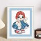 thumbnail image 4 of Wdftyju 11CT punto de cruz parcial vestido azul conejo estampado DIY arte 25x30cm (1324) Wdftyju 6xt9uw4ab2ms1mh8D03, 4 of 8