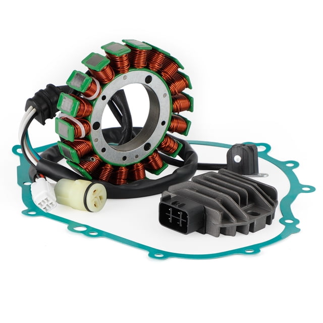 Estator magnético + rectificador de voltaje + junta para Yamaha YFM350 Grizzly 350 07-17