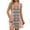 Khaki, variant on Women's Square Neck Floral Print Sleeveless Dress Casual Summer Dress with Pockets and Smocked Bodice for Coffee Shop Dates,Black L