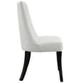 thumbnail image 3 of Modway Noblesse Dining Chair Vinyl Set of 2 in White, 3 of 5
