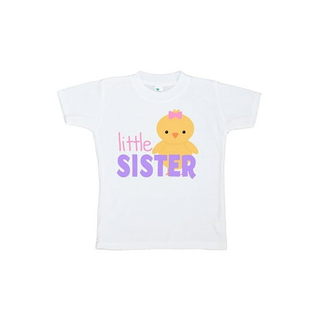 

Custom Party Shop Girls Little Sister Easter TshirtPink and YellowShirt