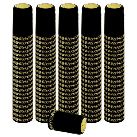 

BLACK/GOLD GRAPES PVC SHRINK CAPSULES 100 Pack