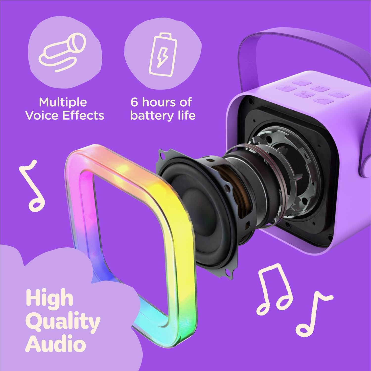 Move2Play Mini Karaoke Machine for Kids photo 4