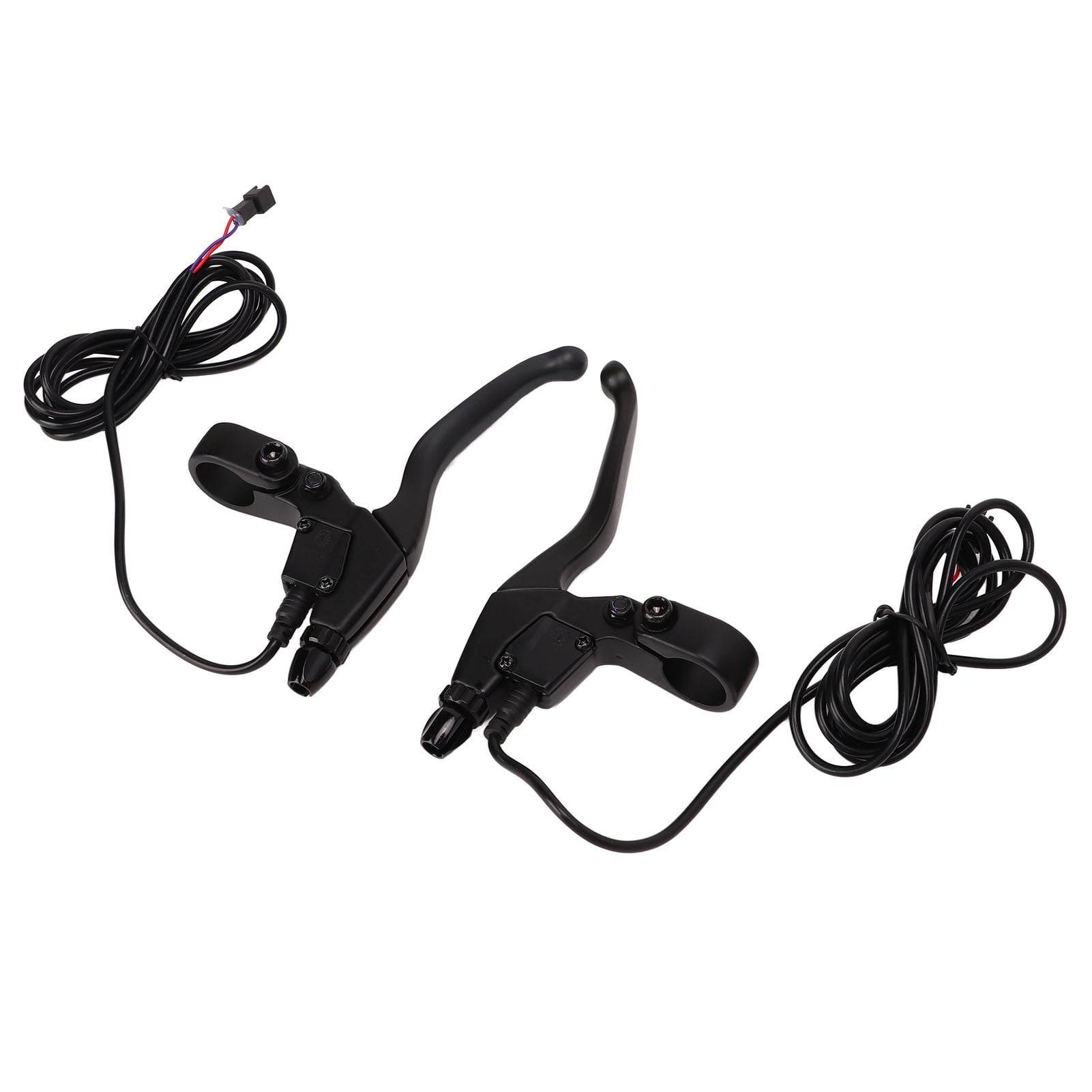Wakects Levier de Frein de Vélo de Route, Levier de Frein à Main Universel en Alliage D'aluminium, Poignées ABS pour Guidon de 22,2 à 23,8 Mm de Diamètre (argent peint en noir