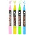 thumbnail image 3 of Marvy Uchida Bistro Chalk Marker, Broad Tip, Neon Colors, 4 Pc Set, 551740232, 3 of 6