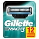 thumbnail image 1 of Cuchillas de afeitar Gillette Mach3 para hombre, 12 piezas, 1 of 1