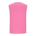 thumbnail image 4 of ClodeEU Women's Sleeveless V Neck Linen Cotton Blend Tank Top, Loose Fit Blouse for Summer Pink,Women's Plus M, 4 of 8
