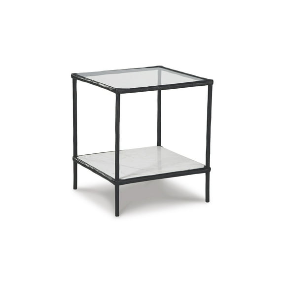 Signature Design by Ashley Casual Ryandale Accent Table  Antique Black