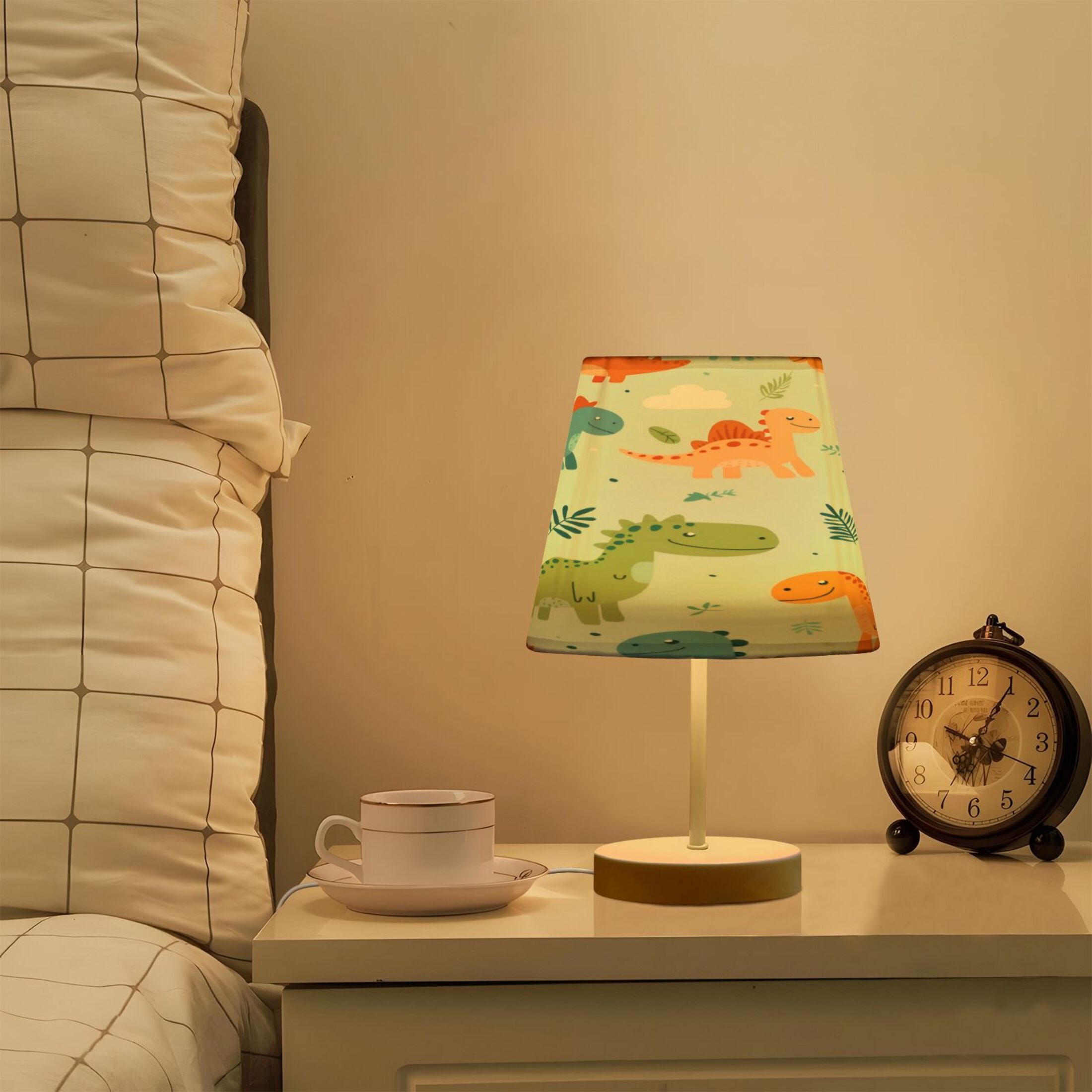 Table Lamp Small 5.9x10.8 Inches Table Lamps Night Light Tools & Home Improvement Bedroom Lamp Guest Room Lamp Study Lamp Office Lamp Polychromatic Dinosaur