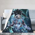 thumbnail image 2 of Manta de franela ultra suave de Jon Snow, cálida y acogedora manta de forro polar, regalo para niños, niñas, adultos, viajes, camping, sofá cama de 40 x 30 pulgadas, 2 of 8
