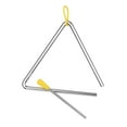 thumbnail image 4 of Steel Triangle Bell with Mallet Steel Percussion Instrument Learning Early Education Musical Hand Percussion with Metal Holder, 4 of 7