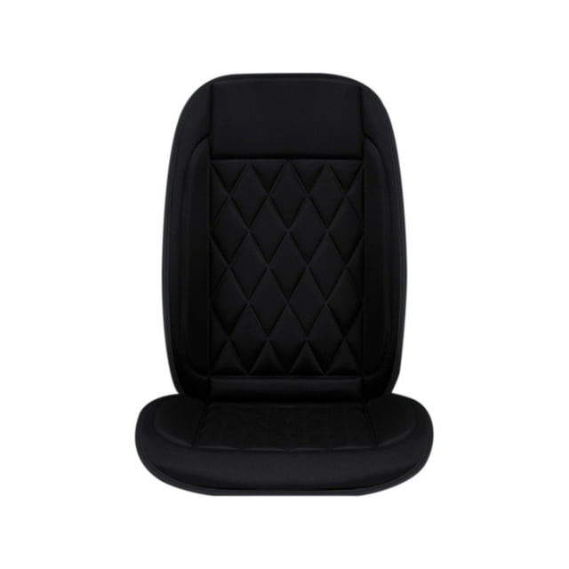 12V Flame-Retardant Diamond Velvet Universal Heated Car Seat Cushion Winter Car Heating Pad Comfortable Soft Car Seat Heater Fits Most Cars with On-Board Ignition
