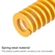 thumbnail image 4 of Troquel Resorte, 18mm OD 100mm Largo 5 Piezas Espiral Estampado Ligera Carga Compresión Troquel Resortes para Impresora 3D Eléctrica Pieza, Amarillo Unique Bargains Muelle de matriz de compresión, 4 of 5