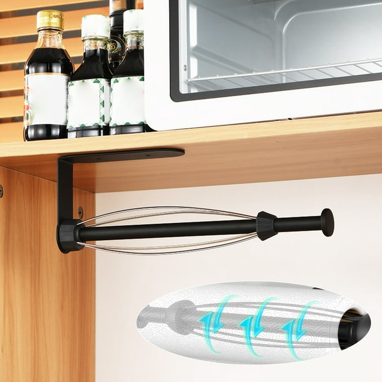 Fenyiti Kitchen Paper Towel Holder Under Cabinet with Damping