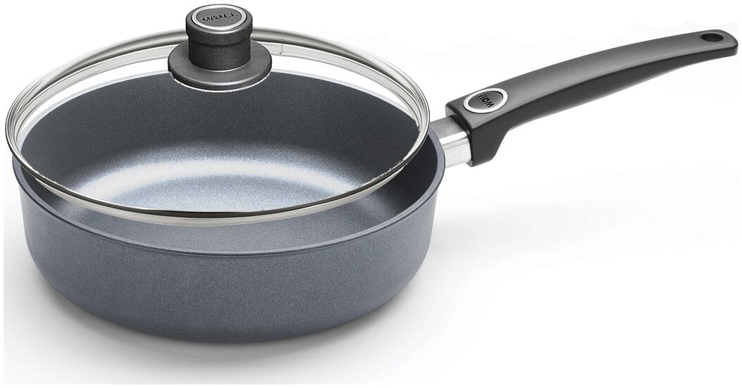 Woll NonStick Cookware Diamond Plus Induction 9.5" Saute Pan with