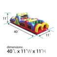 thumbnail image 3 of TentandTable Commercial Inflatable Obstacle Course, Retro, 3 of 8