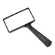 thumbnail image 1 of 10X Portable Magnifying Glass, Rectangular Magnifier, Scratch-Resistant Glass Lens for Seniors Reading, Hobby, Repair, Observation, 1 of 4