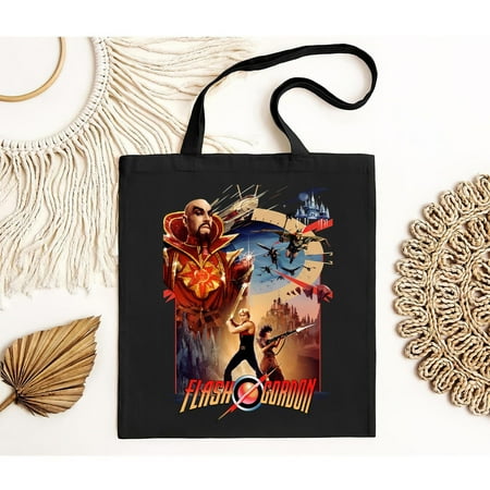 vintage FLASH GORDON - Sci-Fi Movie Tote Bag Classic Sci-fi Queen Music-TH14825
