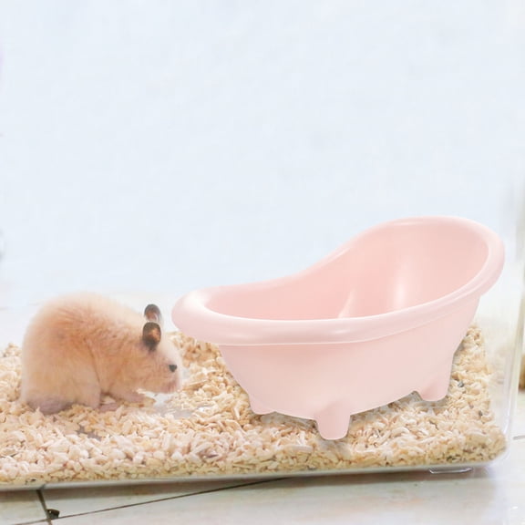 PBPBOX Reusable Plastic Hamster Sand Bath Container Perfect for Home Use Small Pets