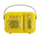 thumbnail image 1 of Pisexur Electrónica para Hombres Creativo Retro Altavoz Inalámbrico Bluetooth Mini Teléfono Móvil Portátil Nostálgico Subwoofer Portátil para Exteriores Pequeño Audio Electrónica para Niños, Organiza, 1 of 5