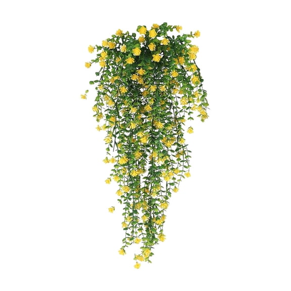 Tahtuvzn School Home Decor Artificial Hanging Flowers Flower Vines Chlorophytum Plastic Outdoor Flowers, Gifts for Friend