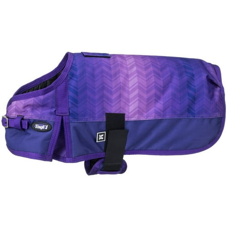 UPC: 0688499621625 | Tough 1 1200D Chevron Dog Blanket Purple XS