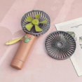 thumbnail image 5 of Mini Cartoon Animal Fan Portable Silent Rechargeable Handheld Cooling Desk Fan for Office and Daily Use, 5 of 5