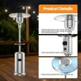 STRELECT Patio Heater 48,000 BTU, Freestanding Portable Outdoor Heater