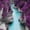 Great Beyond, variant on Elephant Stock Great Beyond Wall Art - Vertical Multi Panel Canvas - Living Room Wall Decor - Nature Multi Panel - Turquoise And Purple Decor - 12" x 27"