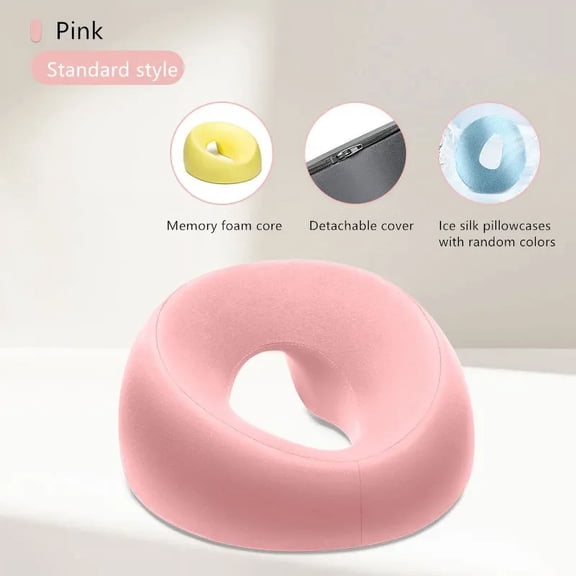 Face Down Pillow Desk Nap Pillow Prone Resting Comfort Memory Foam Ergonomics Home Massage Headrest for Beauty Salon