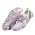 thumbnail image 5 of Purple Womens Water Shoes Quick Dry Barefoot Aqua Socks For Swimming Diving Beach Yoga Spring Summer Size 9, 5 of 6