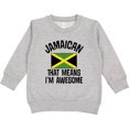 thumbnail image 2 of Inktastic Jamaica Awesome Jamaican Toddler Sweatshirt, 2 of 4