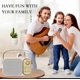 thumbnail image 5 of Mini Karaoke machine for adults and kids, portable Bluetooth karaoke speaker with 2 wireless microphones for TV, home party, home gift, 5 of 5
