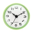 thumbnail image 4 of Reloj de ducha impermeable Uxcell, paquete de 2 relojes de pared mini silenciosos y adorables con ventosa, verde/negro, 4 of 7