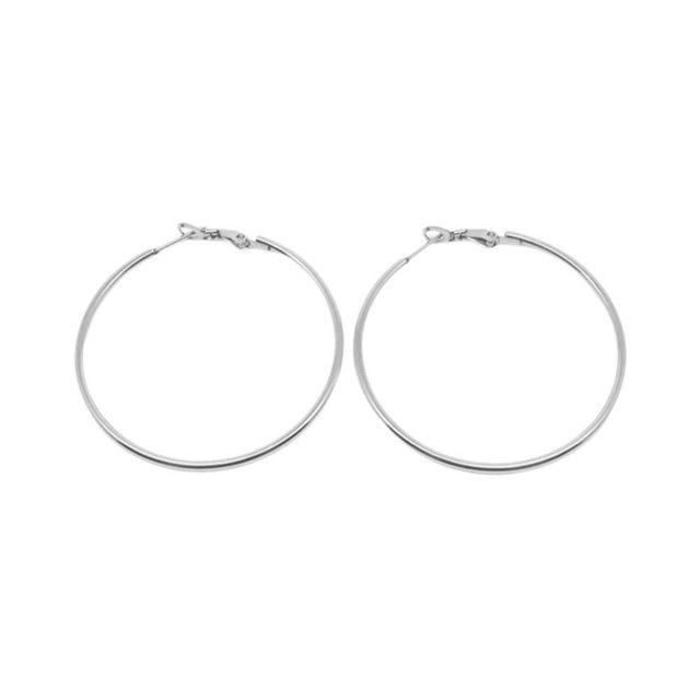 Large circle earrings spring shrimp bow buckle coil earrings earrings L6 о{ R3W5