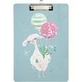 thumbnail image 1 of FMSHPON Beautiful Cartoon LlamaBalloon Clipboard Hardboard Wood Nursing Clip Board and Pull for Standard A4 Letter 13x9 inches, 1 of 5