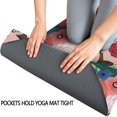 thumbnail image 3 of Dogs with Pioneer Flower Hot Yoga Mat Towel Non Slip for Hot Yoga - Quick-Drying Yoga Mat Cover with 4 Corner Pockets with Travel Bag - Hot Yoga Towel Non Slip Grip Moisture Wicking Sweat 70"x26", 3 of 6