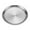silvery 26cm, variant on Stainless Steel Dinner Plate - Stainless Steel Plates Metal Lightweight Unbreakable Dinner Dishes Plates Set Non-Toxin Dishwasher